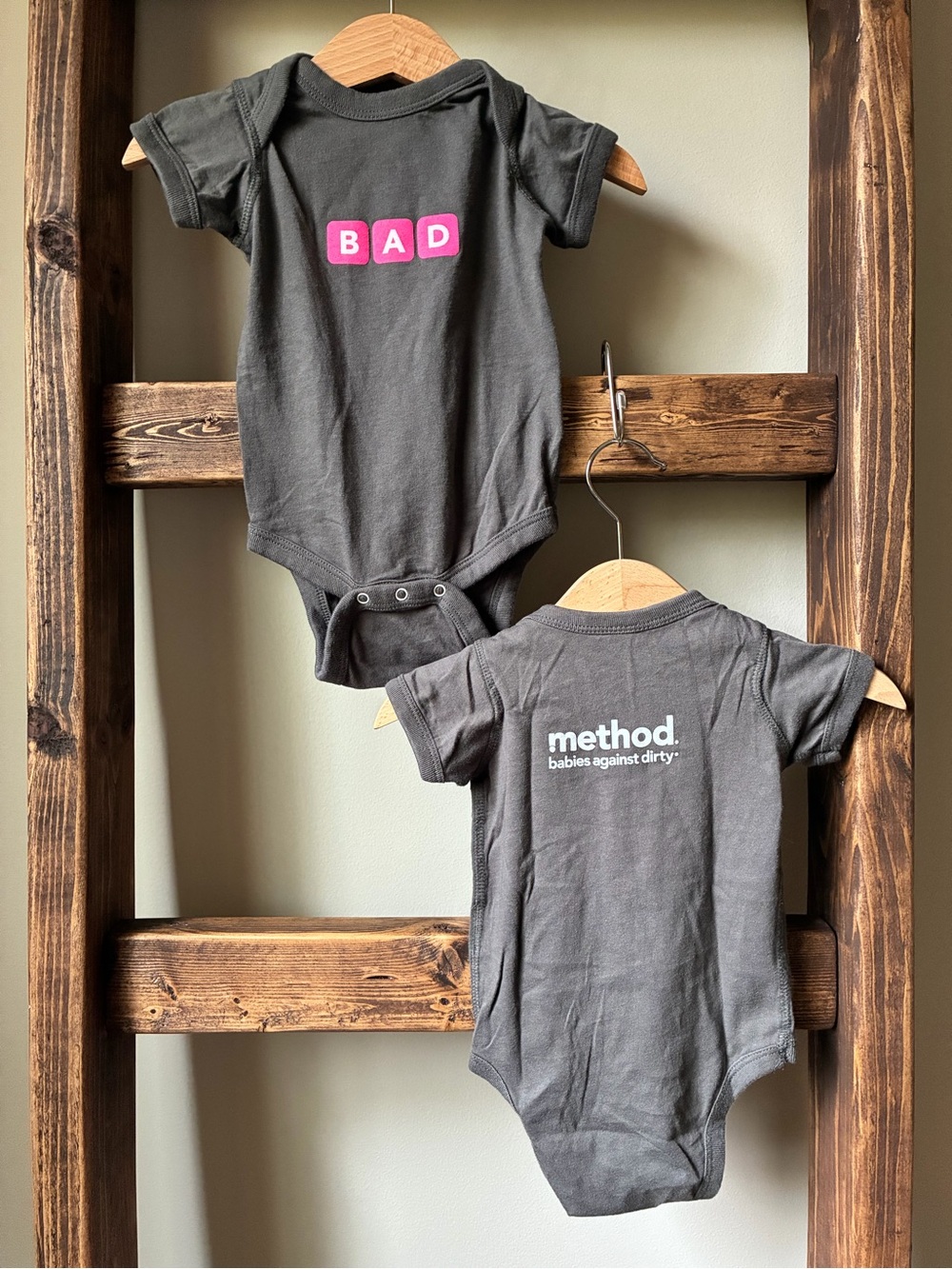 Method | Babies Against Dirty | BAD | Bodysuit Set | Sz 6M | Quirky & Unique